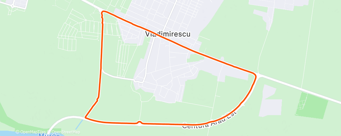 Карта физической активности (Afternoon Run)