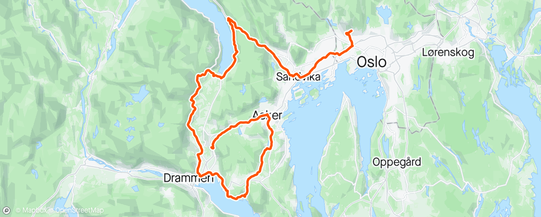 Mapa da atividade, Langkjøring med Jon