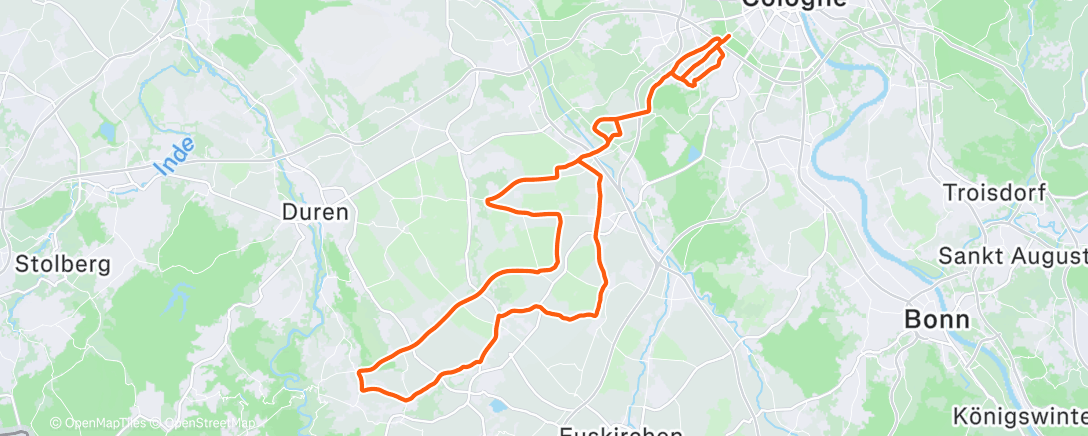 Map of the activity, Radfahren (copy)