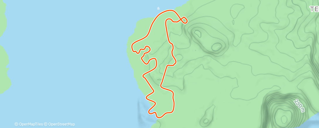 Map of the activity, Zwift - Roller Coaster on That's Amore in Watopia