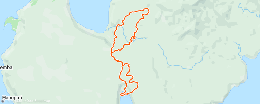 Map of the activity, Zwift - Wandering Flats in Makuri Islands