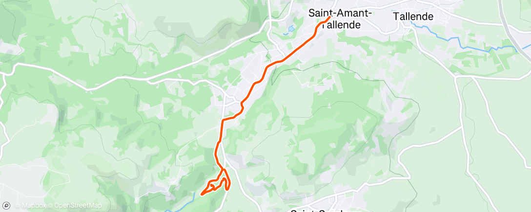 Map of the activity, Entretien BL✔️, 💥 le dérailleur, 4km de trottinette…