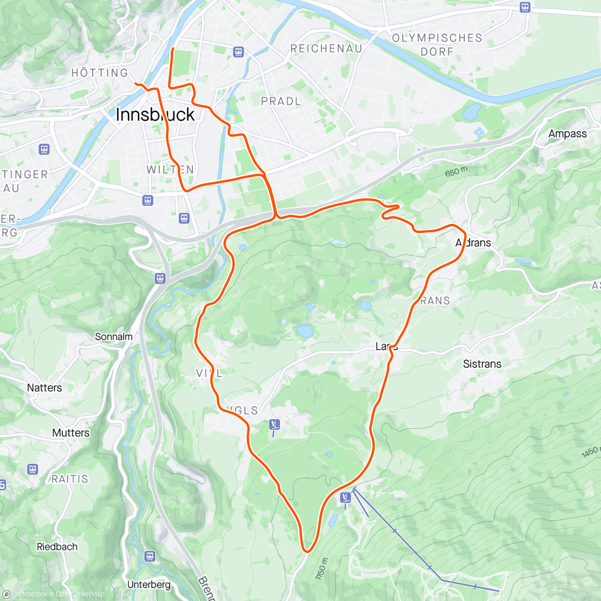 Map of the activity, Zwift - LOAD-UPs! in Innsbruck