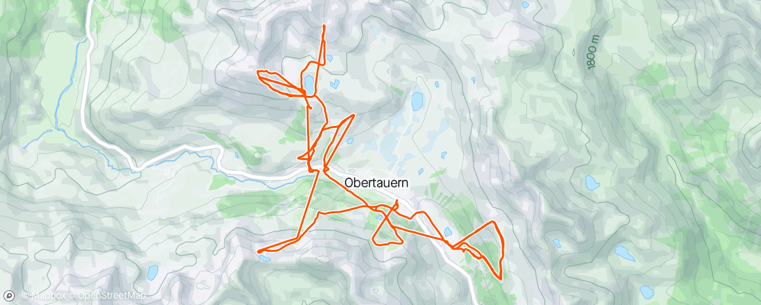 Map of the activity, Ochtendsessie alpineskiën Obertauern