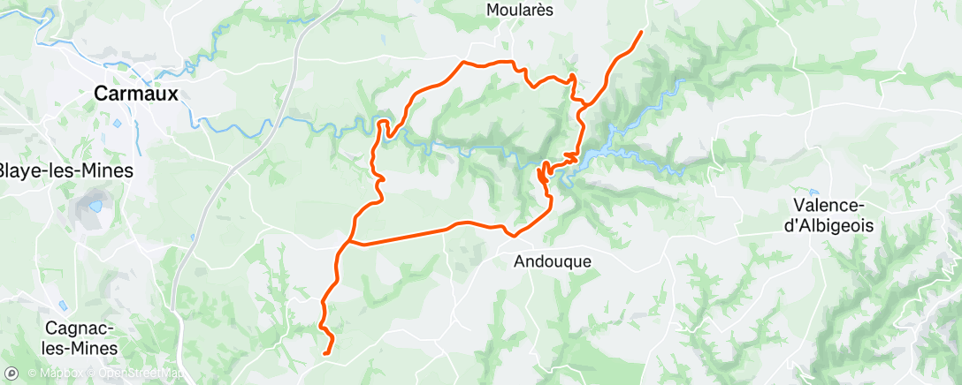 Carte de l'activité