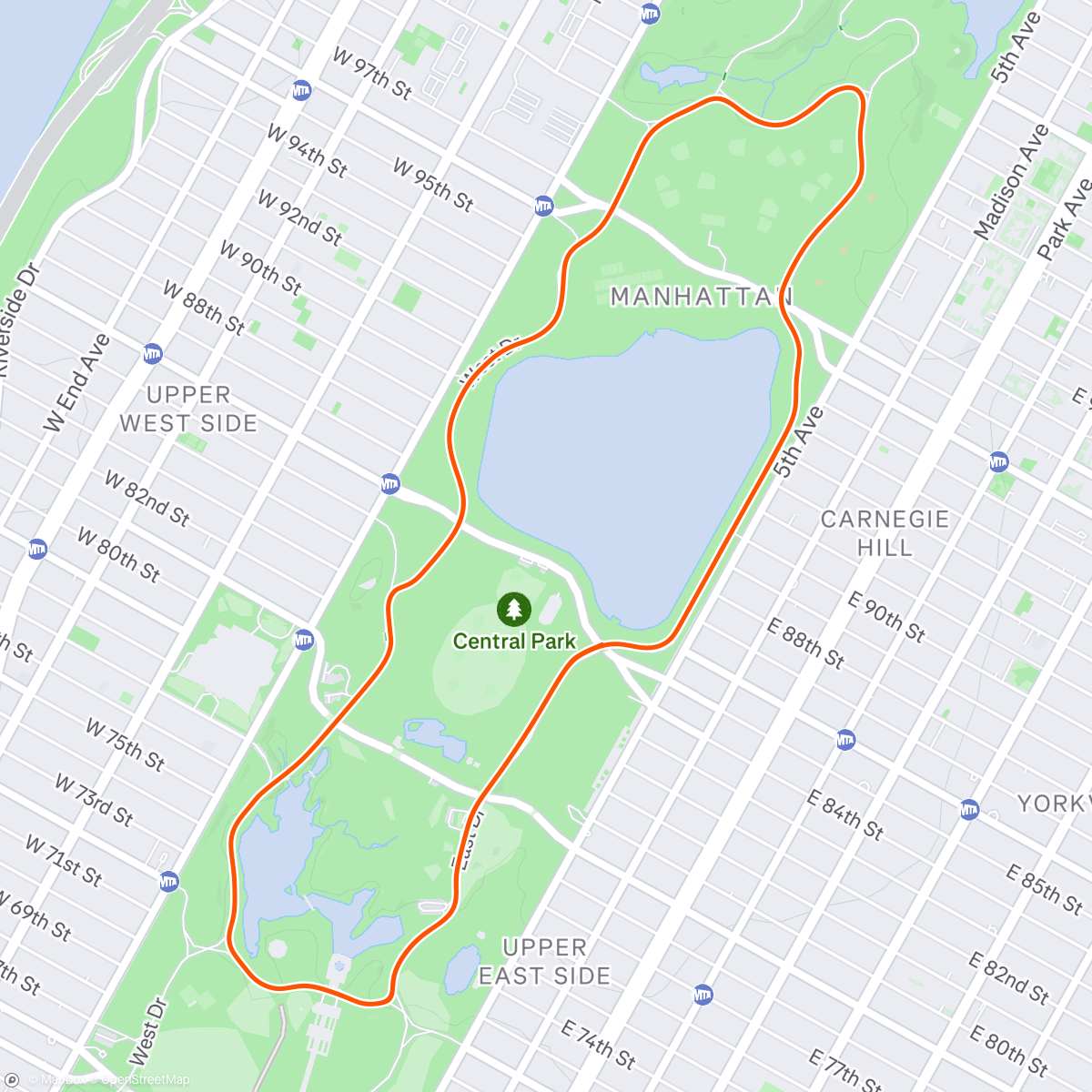 Map of the activity, Zwift - Renewal in New York