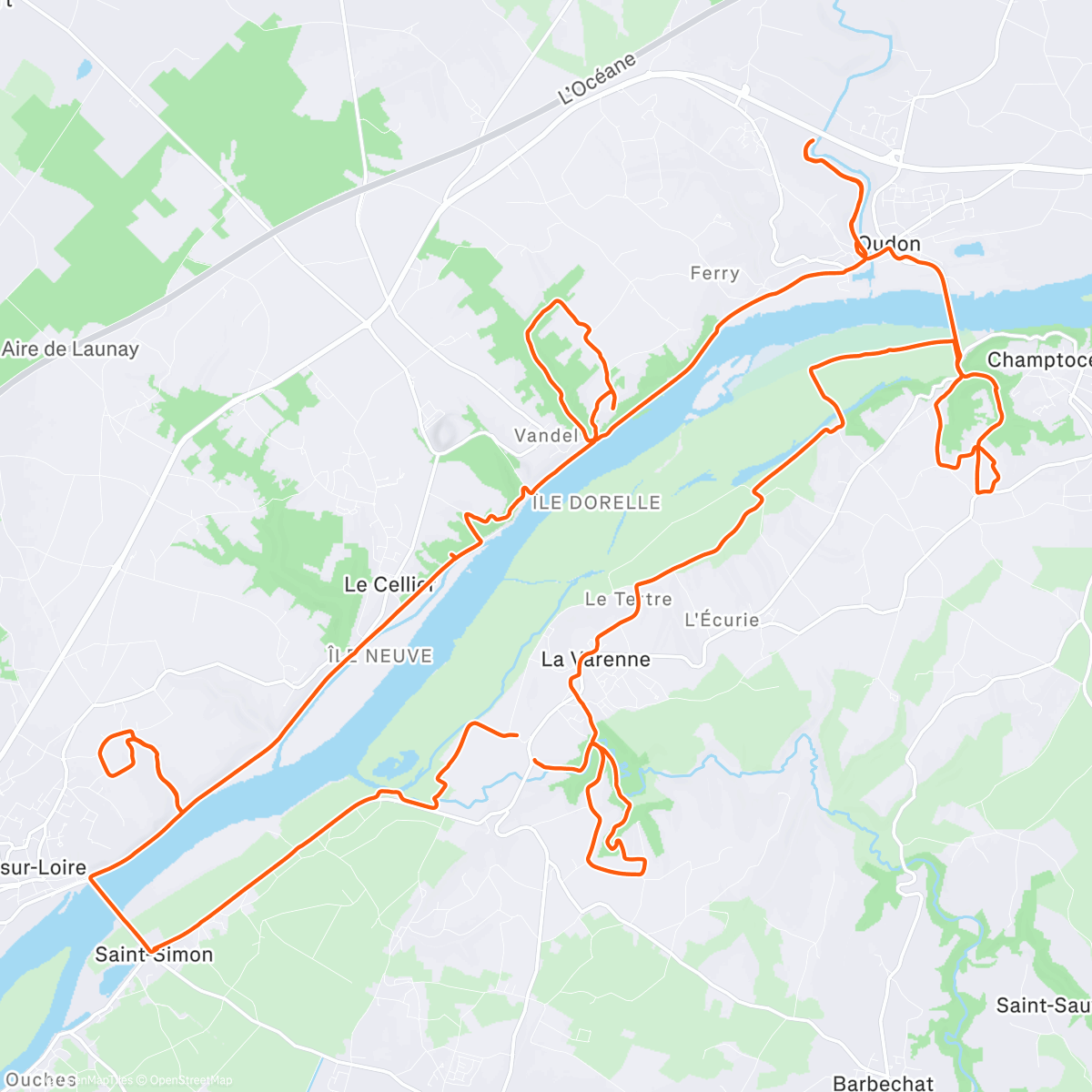 Map of the activity, Morning Mountain Bike Ride ❄️