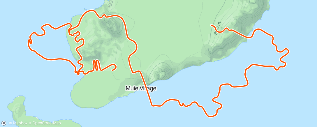Mapa da atividade, Zwift - 04. Power Surge in Watopia