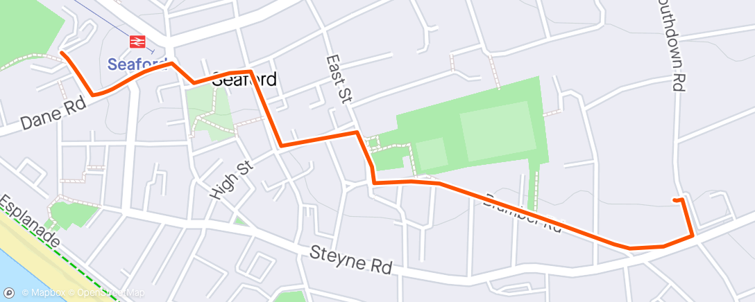 Map of the activity, Cycle home