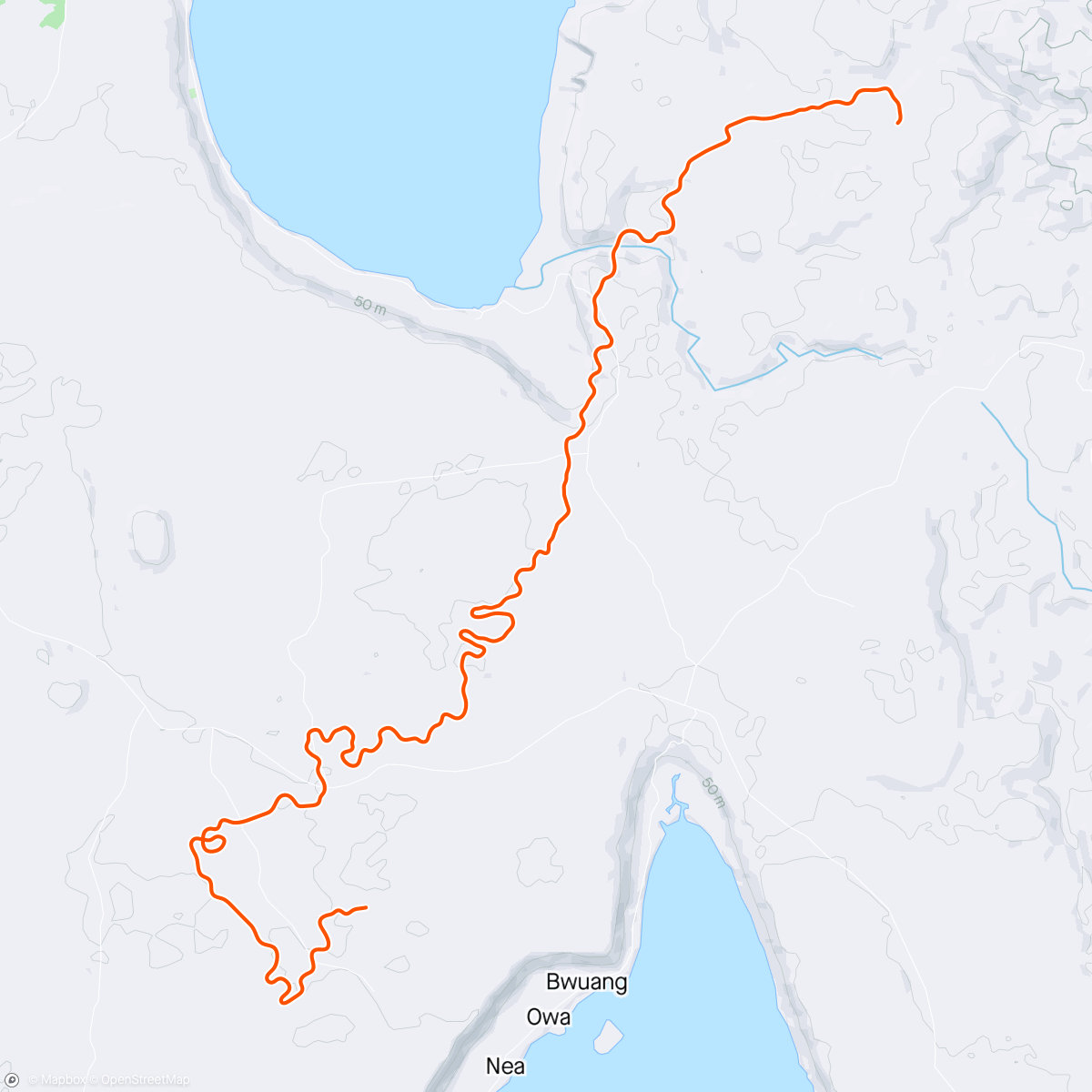 Map of the activity, Zwift - Pacer Group Ride: Country to Coastal in Makuri Islands with Coco