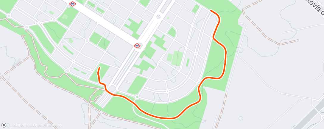 Mapa da atividade, Rodajito por el barrio cc Amaya