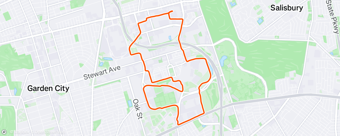 Map of the activity, NCC Night Ops