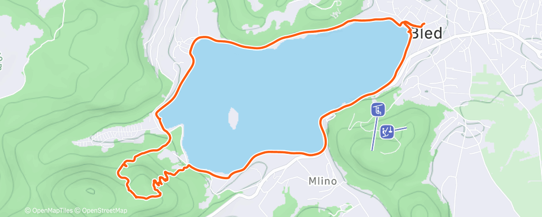 Map of the activity, Escursione mattutina