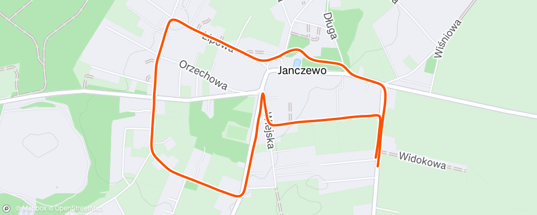 Карта физической активности (Afternoon Run)