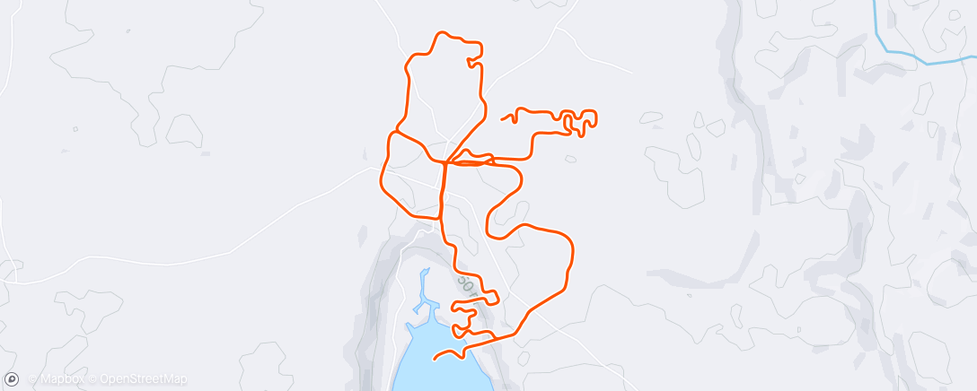 Map of the activity, Zwift - Neon After Party in Makuri Islands
