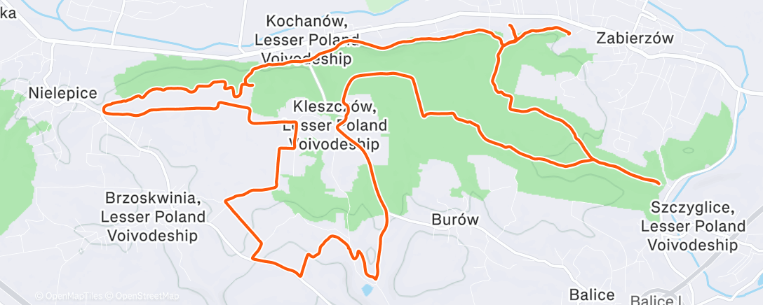 Map of the activity, MTB w doborowym towarzystwie!