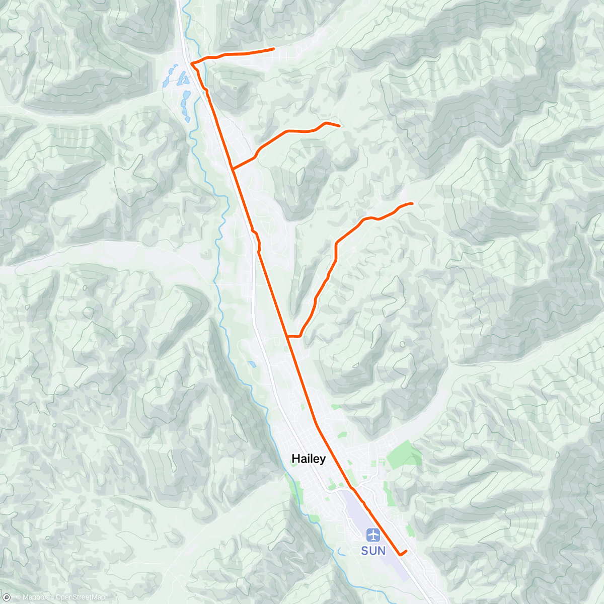 Map of the activity, Poor man’s heat training