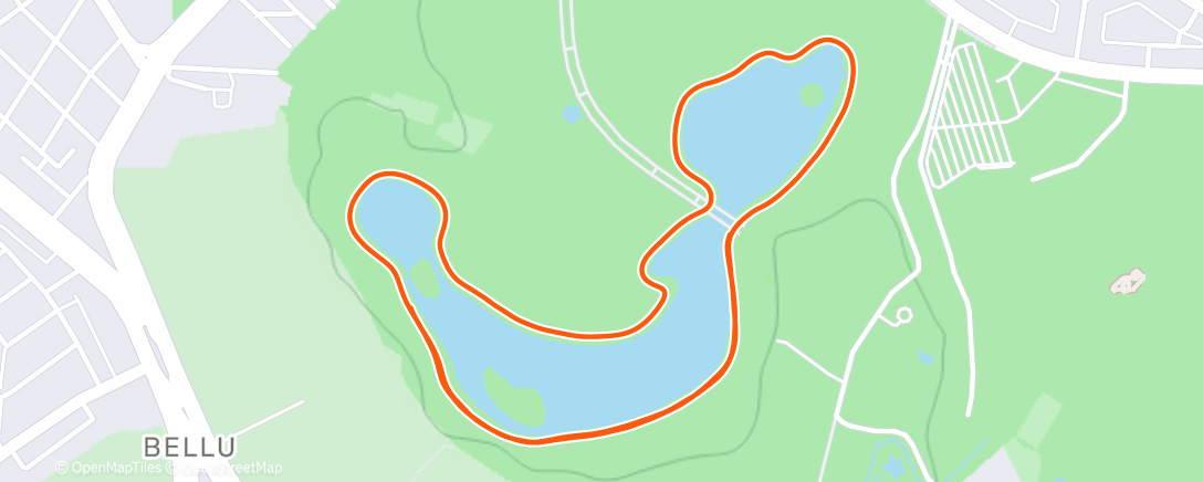 Карта физической активности (Lunch Run)