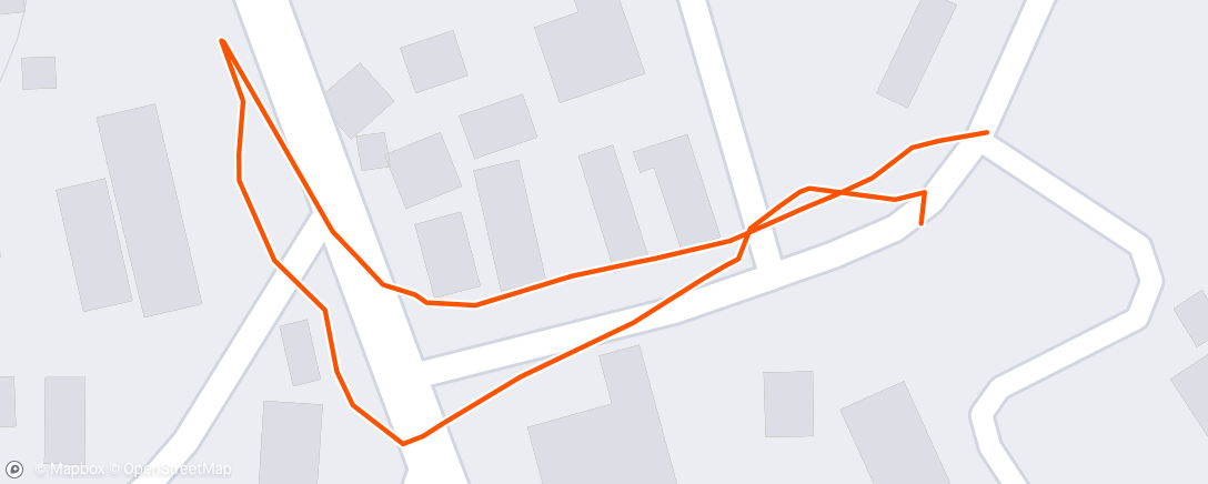 Map of the activity, Morning Run