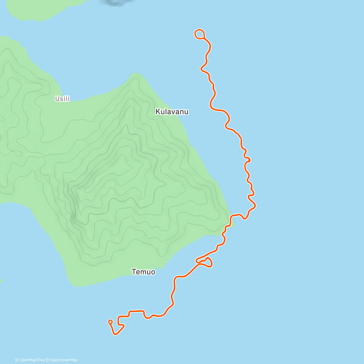 Map of the activity, Zwift - Zwift Academy Road: Workout 2 | FTP Short Blocks on Southern Coast Cruise in Watopia