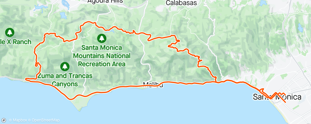 Map of the activity, Chill Encinal - Mully - Stunt - Tuna