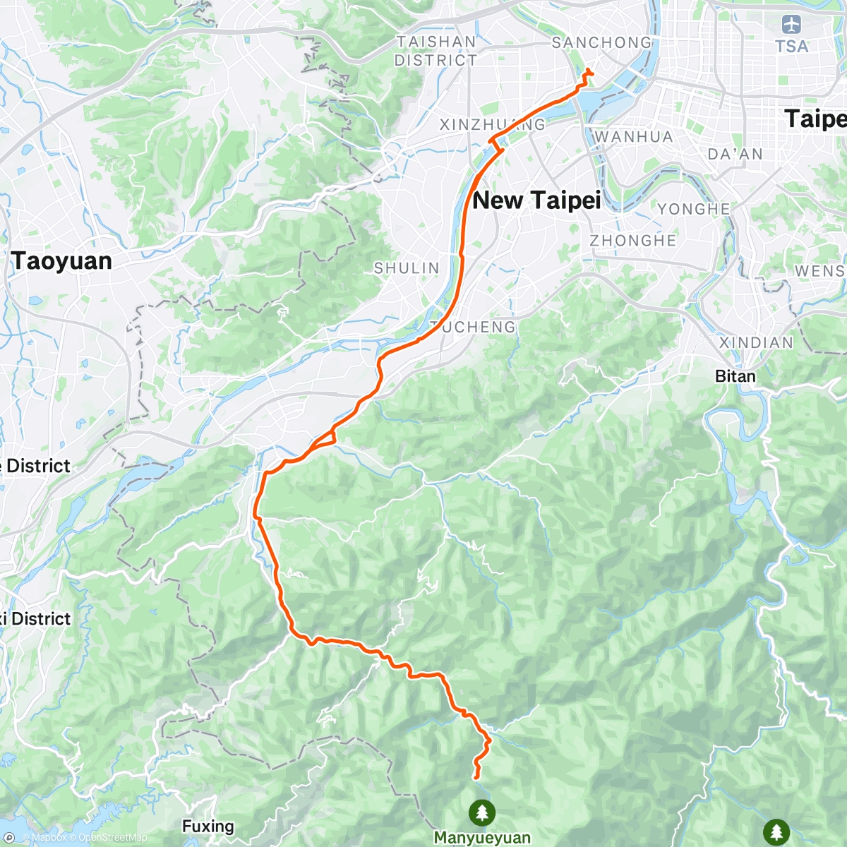 Map of the activity, 三峽滿月圓