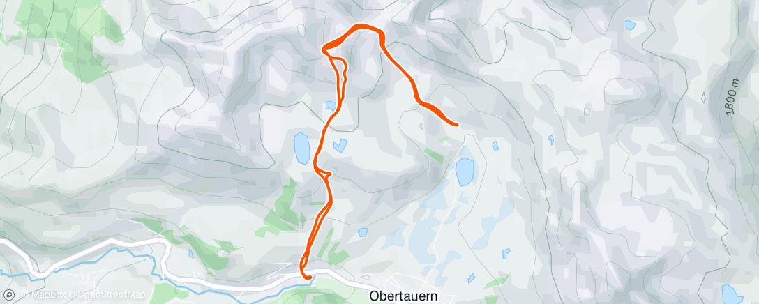 Map of the activity, Skitour am Morgen