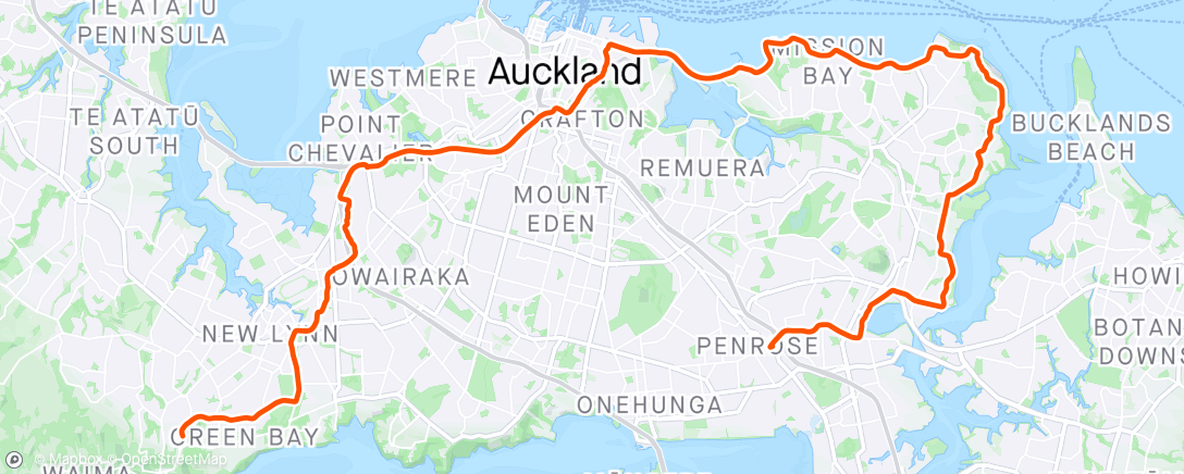 Map of the activity, Little bit extra on the way home