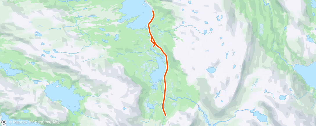 Map of the activity, Lang påsketur del 2/2 😎🐣