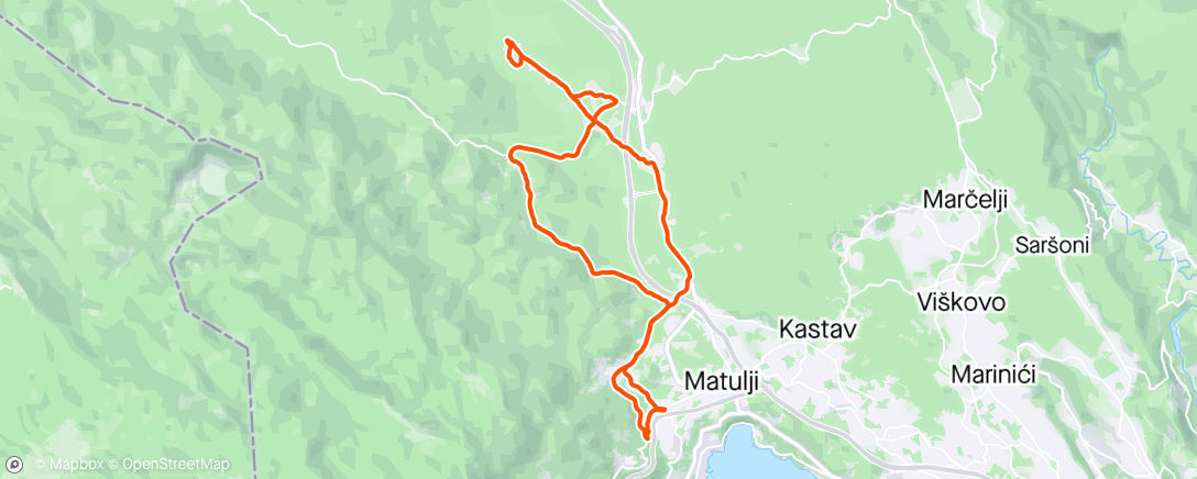 Map of the activity, While ago that I have ridden a bike. Almost forgot how it works