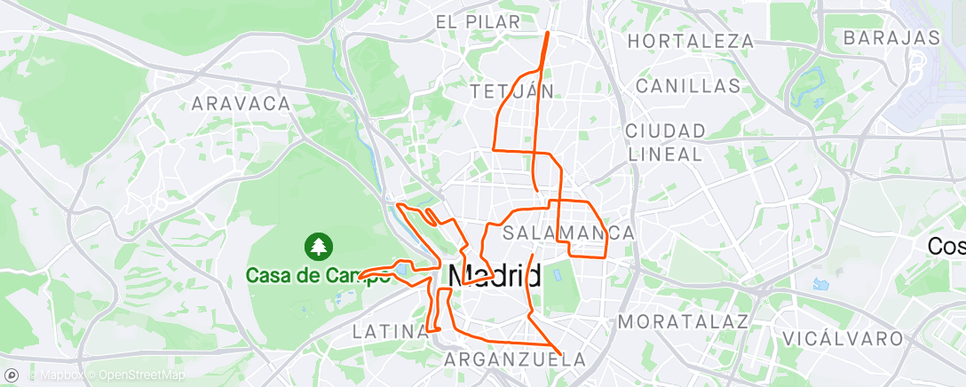 Карта физической активности (☀️ Maratón de Madrid 2024)