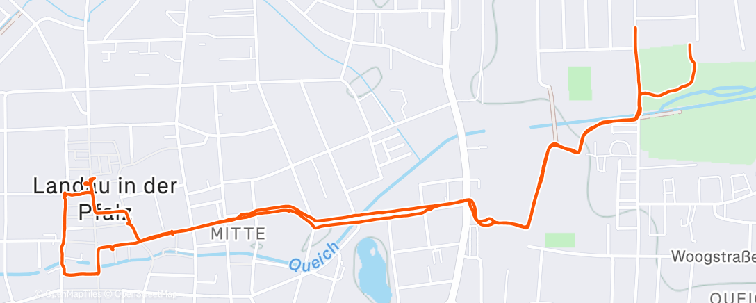 Map of the activity, Einkauf mit Mama