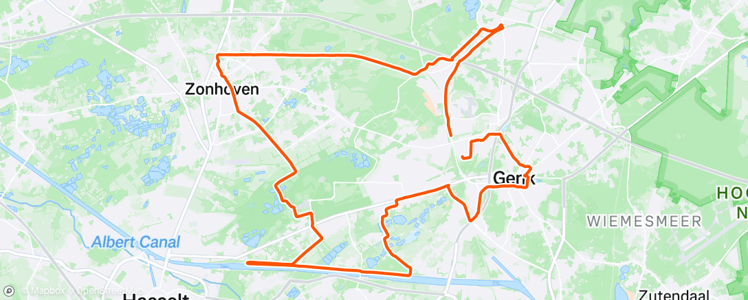 Map of the activity, Namiddagrit