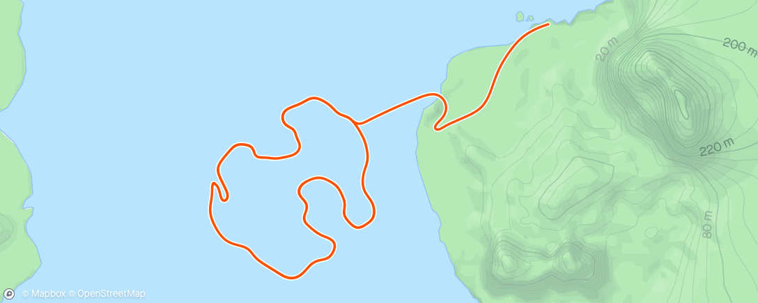 Map of the activity, Zwift - Race: Zwift Crit Racing Club - Volcano Circuit CCW (C) on Volcano Circuit CCW in Watopia