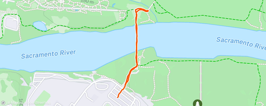 Map of the activity, Afternoon Walk