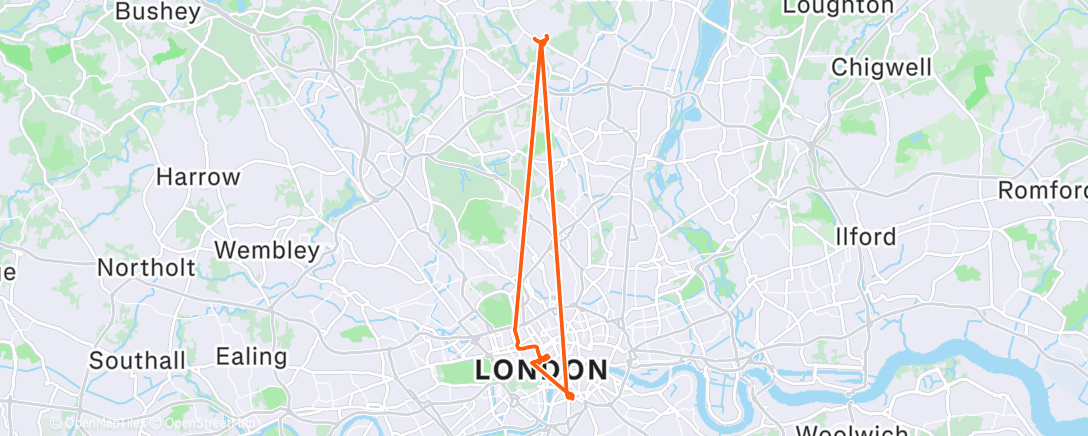 Карта физической активности (Afternoon Walk)