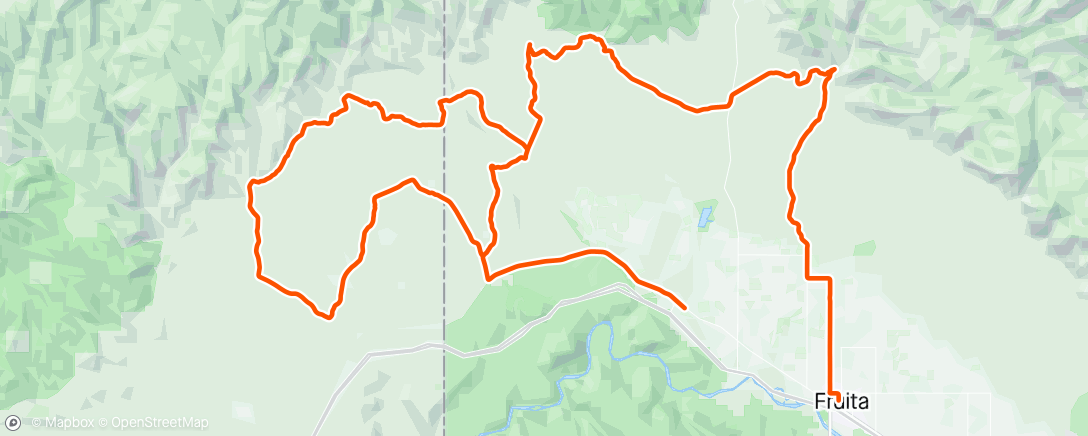 Mapa da atividade, Co2uT Desert Gravel Race: Wrong Turn and Lost