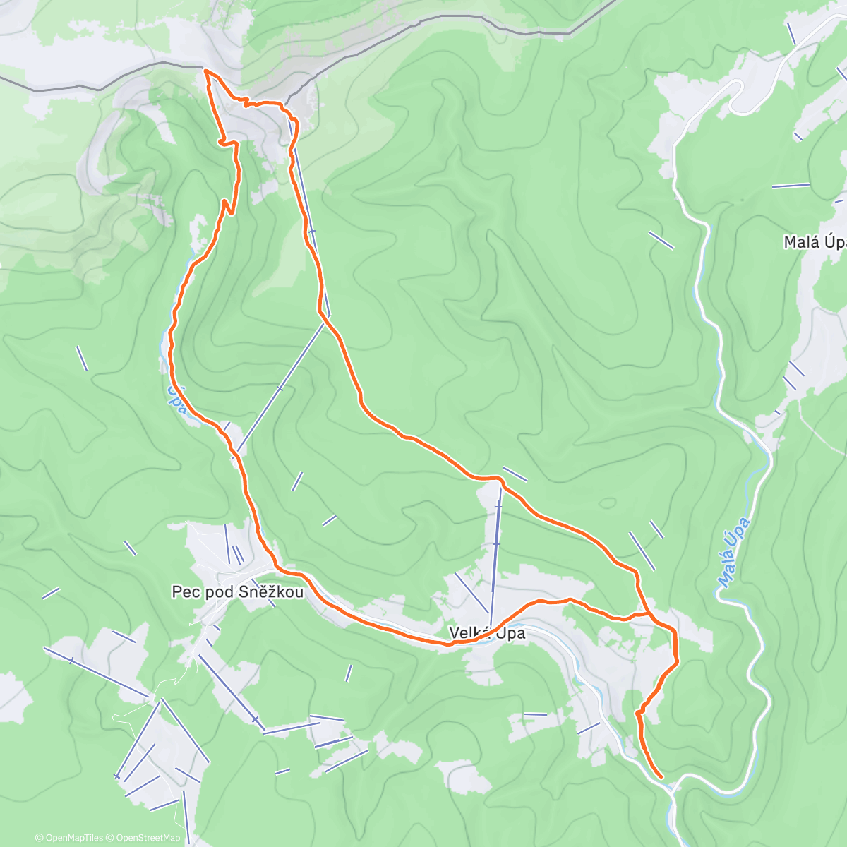 Карта физической активности (Morning Hike)