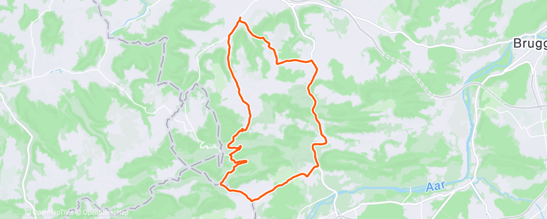 Map of the activity, Fahrt am Nachmittag