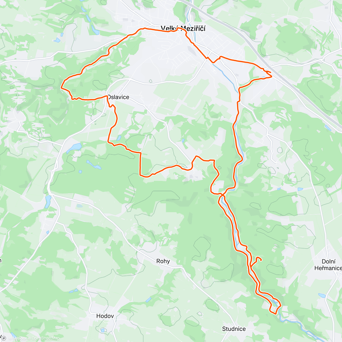 Map of the activity, Zimní království