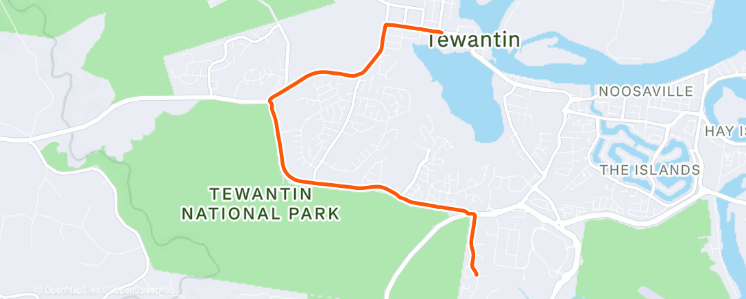 Map of the activity, Morning Ride