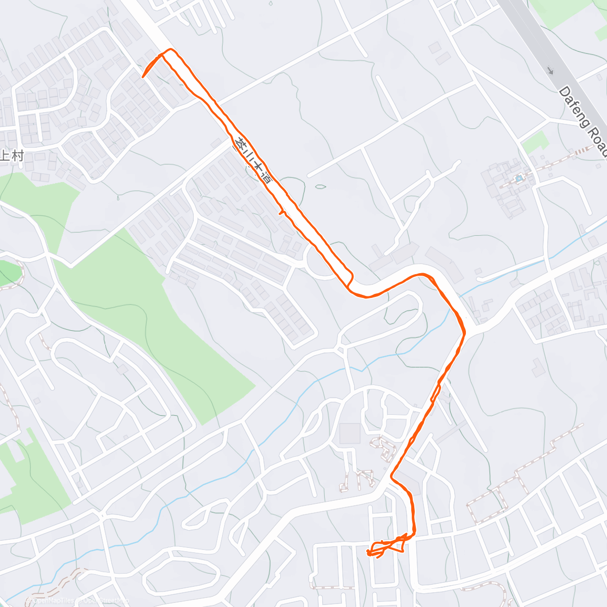 Map of the activity, Morning Walk ☀️