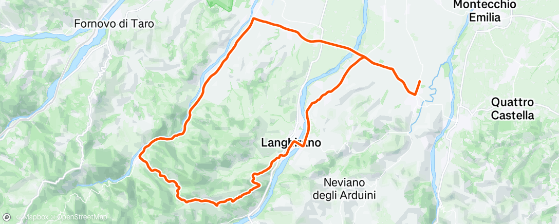 Map of the activity, Fragnolata classica