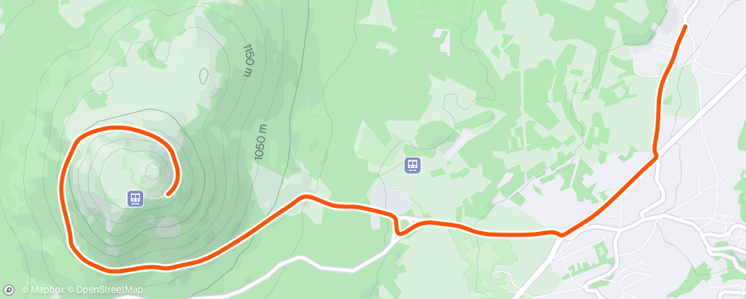 Mapa de la actividad (Sortie vélo le matin)