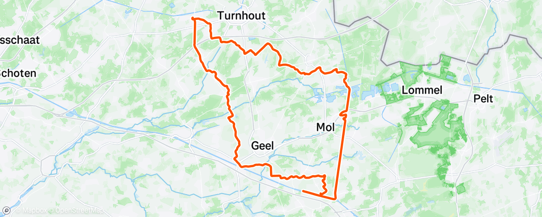 Map of the activity, Namiddagrit