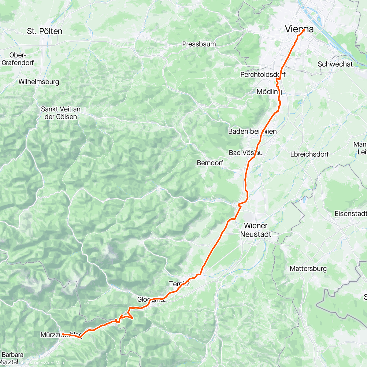 Map of the activity, Schienenersatzverkehr