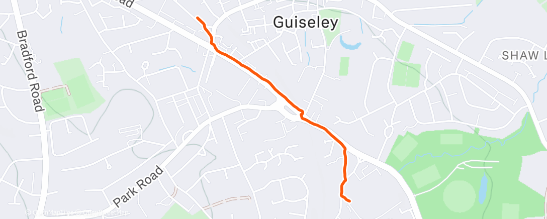 Map of the activity, Walk to train station