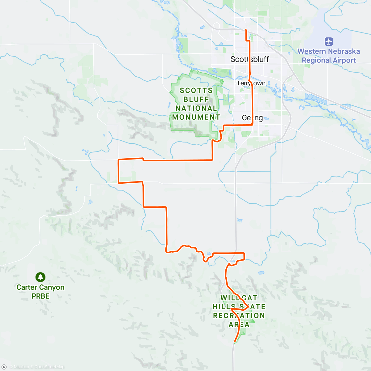 Mapa de la actividad (Last miles of national gravel race)