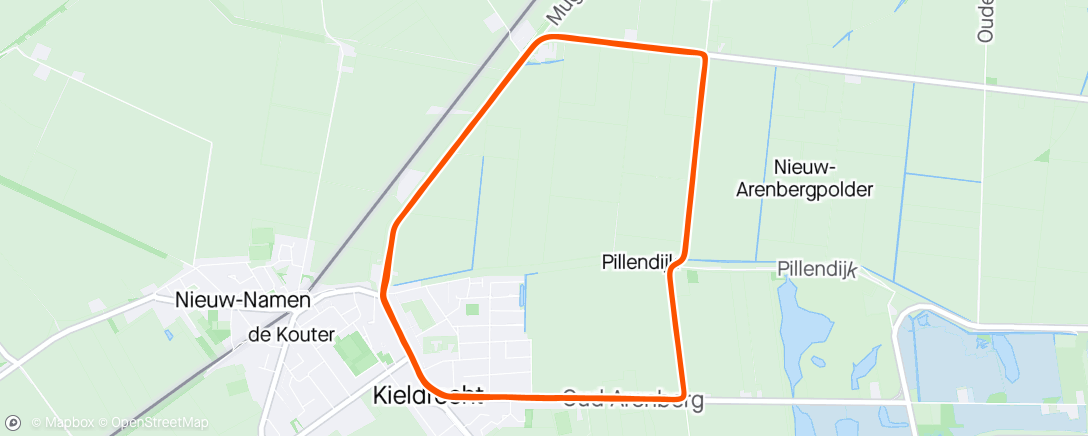 Map of the activity, Kieldrecht