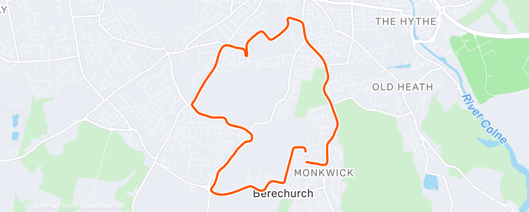 Map of the activity, Torrential Thursday ☔️